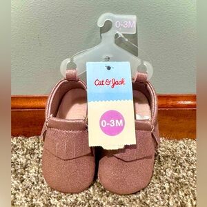 Baby Girl’s Moccasin Shoes